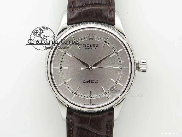 0125 SunProtective Day Date 40 RG JDF 904L Steel Brown Textured Stick Dial on President Bracelet VR3255 V3 (Gain Weight) 1359